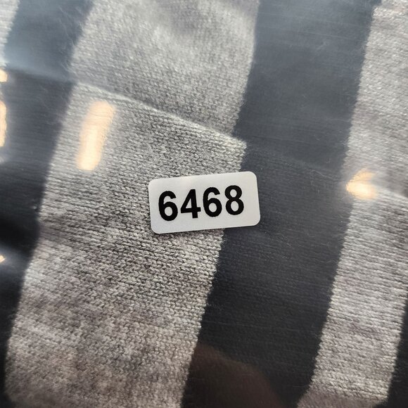 Womens Gray Tan Black Striped Open Front Long Cardigan By RED Long Sleeve XL - Picture 11 of 11